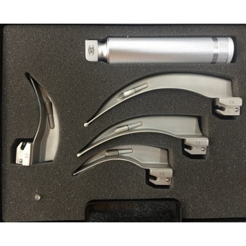 LARYNGOSCOPE SET OF 4 BALDES ADULT STAINLESS STEEL DODYS  UAE